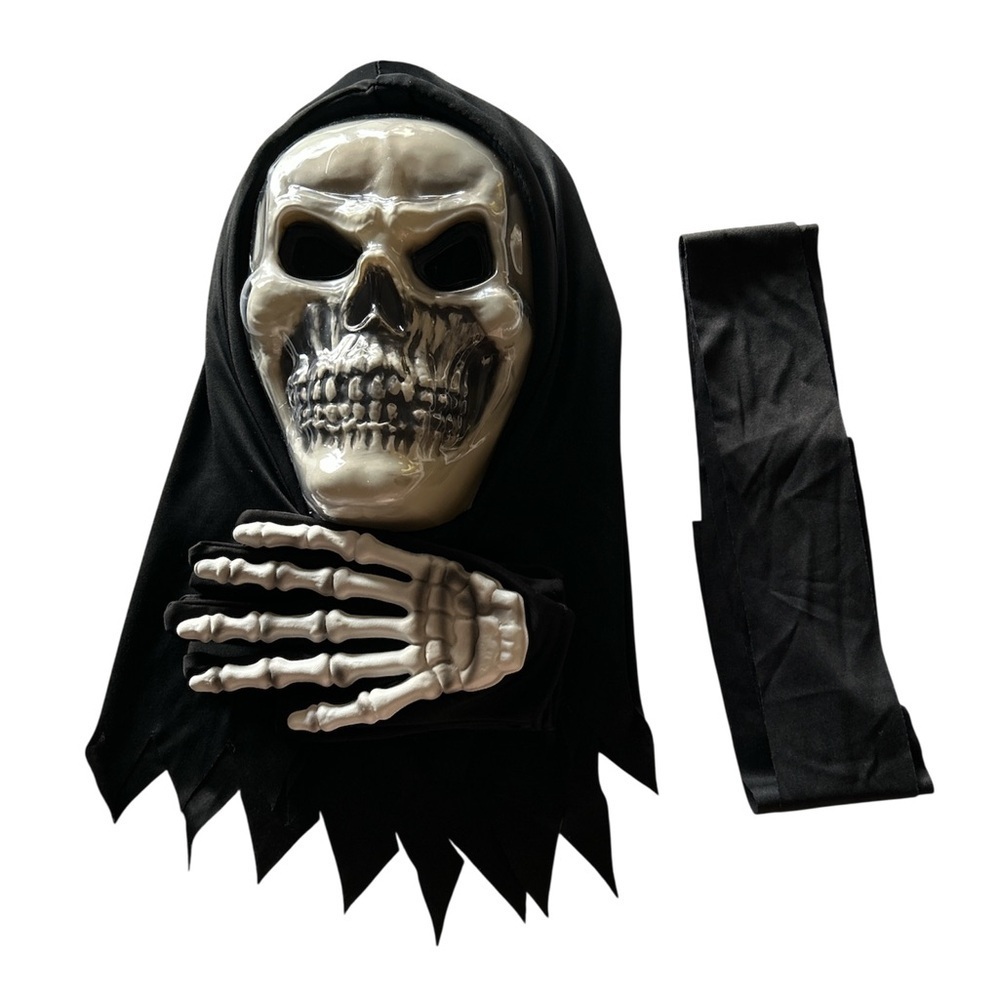 💀Adult Grim Reaper Costume - One Size Fits Most - Picture 6 of 7